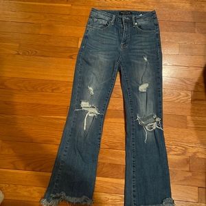 Insane Gene distressed jeans.